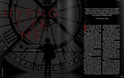 Eidé Magazine Writer Got More Than a Good Article On Hypnosis!
