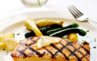salmon dinner