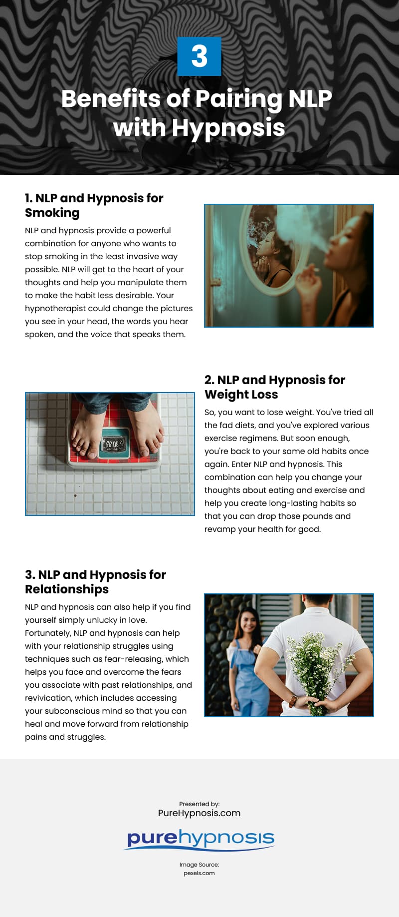 3 Benefits of Pairing NLP with Hypnosis Infographic 3 Benefits of Pairing NLP with Hypnosis Infographic