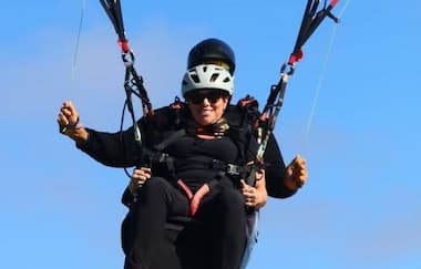 Fear of Heights GONE: Cathie jumps off a cliff!