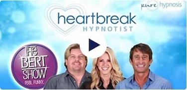 The Heartbreak Hypnotist on Q100's Bert Show