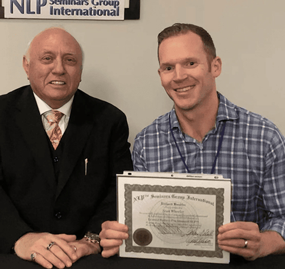Sean Wheeler Hypnotherapist Certificates
