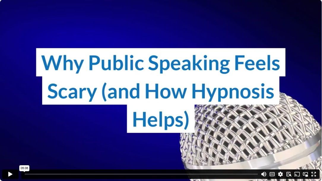 Why Public Speaking Feels Scary (and How Hypnosis Helps)
